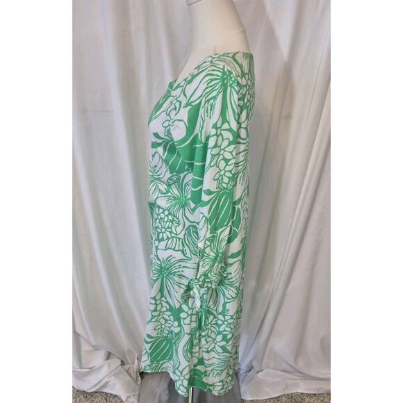 Lilly Pulitzer Spearmint Oversized Kiss My Tulips Lidia Shift Dress Medium - Picture 6 of 8